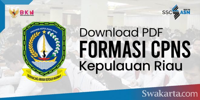 Formasi CPNS 2021 Provinsi Kepulauan Riau