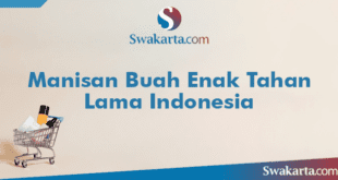 Manisan Buah Enak Tahan Lama Indonesia